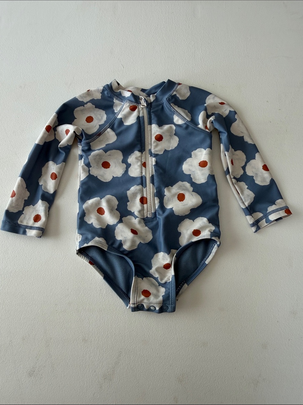 Little Co. by Lauren Conrad - Kids Long-Sleeve Floral One-Piece Swimsuit